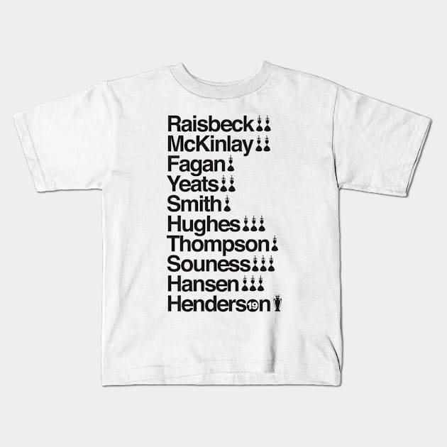 Captains of the Title Winners LFC Kids T-Shirt by peterdy